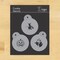 1.5-Inch Small Halloween Candy Stencils: Witch, Jack-o-Lantern, Ghosts | C198 by Designer Stencils |